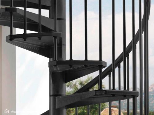 Außentreppe Civik Zink Sky 03