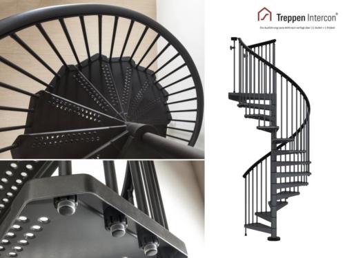 Außentreppe Civik Zink Sky 06