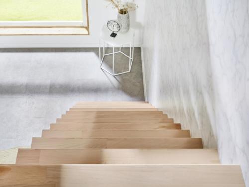 Holztreppe Intercon Nizza | gerader Verlauf | ohne Geländer