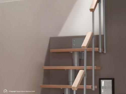 Austritt der Raumspartreppe Delta Premium