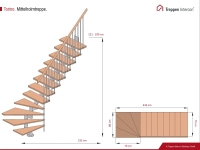 Vorschau: Raumspartreppe Intercon® Torino