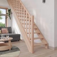 Vorschau: Holztreppe Intercon® Casablanca | gerader Verlauf