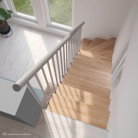 Vorschau: Raumspartreppe Intercon® Torino