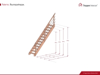 Vorschau: Raumspartreppe Intercon® Palermo