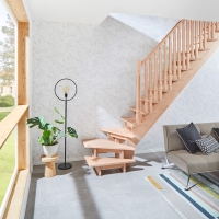 Vorschau: Holztreppe Intercon® Nizza | ¼ gewendelter Verlauf