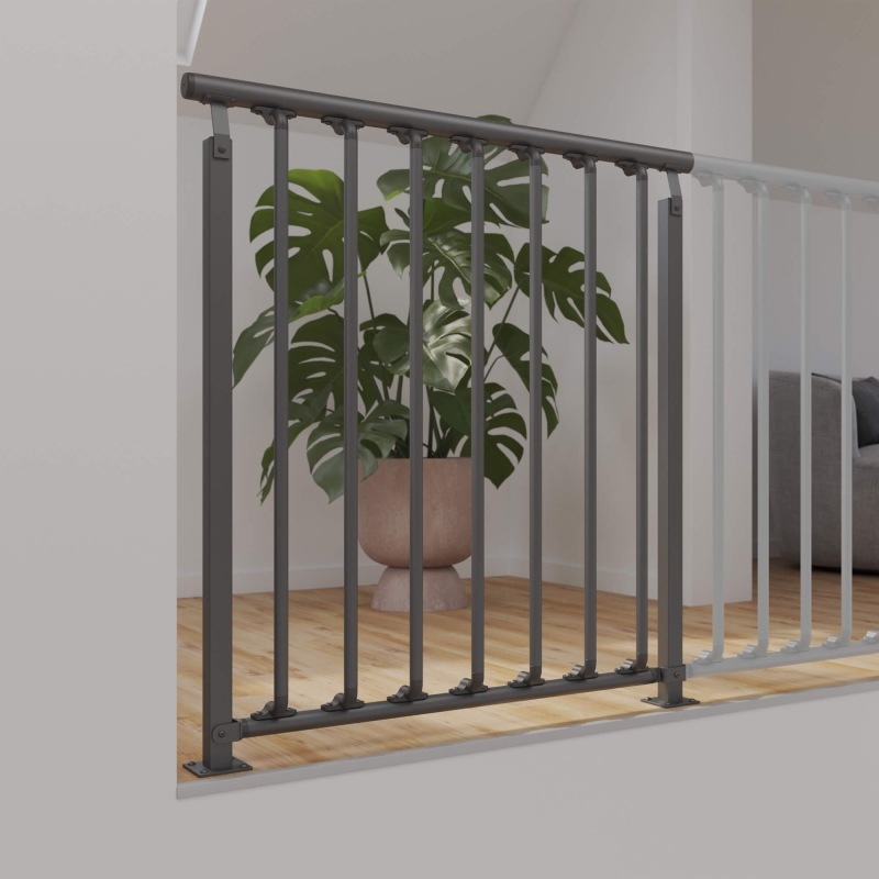 Brüstungsgeländer für Raumspartreppe® Intercon Torino