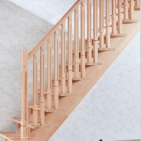 Vorschau: Holztreppe Intercon® Nizza | ¼ gewendelter Verlauf