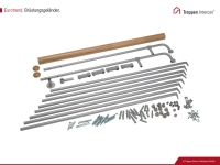 Vorschau: Brüstungsgeländer Intercon® Eurotrend für Raumspartreppen