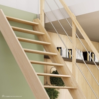 Vorschau: Raumspartreppe Intercon® Palermo