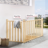 Vorschau: Brüstungsgeländer für Holztreppe Intercon® Casablanca