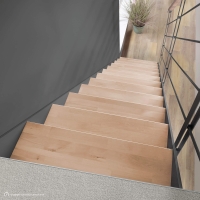 Vorschau: Lasergeschnittene Wangentreppe Intercon® Toronto | gerader Verlauf