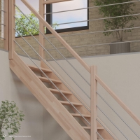 Vorschau: Massivholztreppe Intercon® Savoy | gerader Verlauf