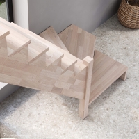 Vorschau: Holztreppe Intercon® Nizza | ¼ gewendelter Verlauf