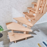 Vorschau: Holztreppe Intercon® Nizza | ¼ gewendelter Verlauf