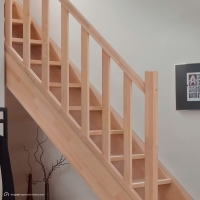 Vorschau: Holztreppe Intercon® Saragossa | ¼ gewendelter Verlauf