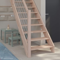 Vorschau: Massivholztreppe Intercon® Savoy | gerader Verlauf