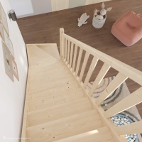 Vorschau: Holztreppe Intercon® Casablanca | ¼ gewendelter Verlauf