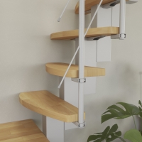 Vorschau: Mittelholmtreppe Intercon® Quadro | gewendelter Verlauf