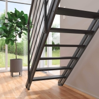 Vorschau: Raumspartreppe Intercon® Onyx