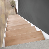 Vorschau: Lasergeschnittene Wangentreppe Intercon® Toronto | gerader Verlauf