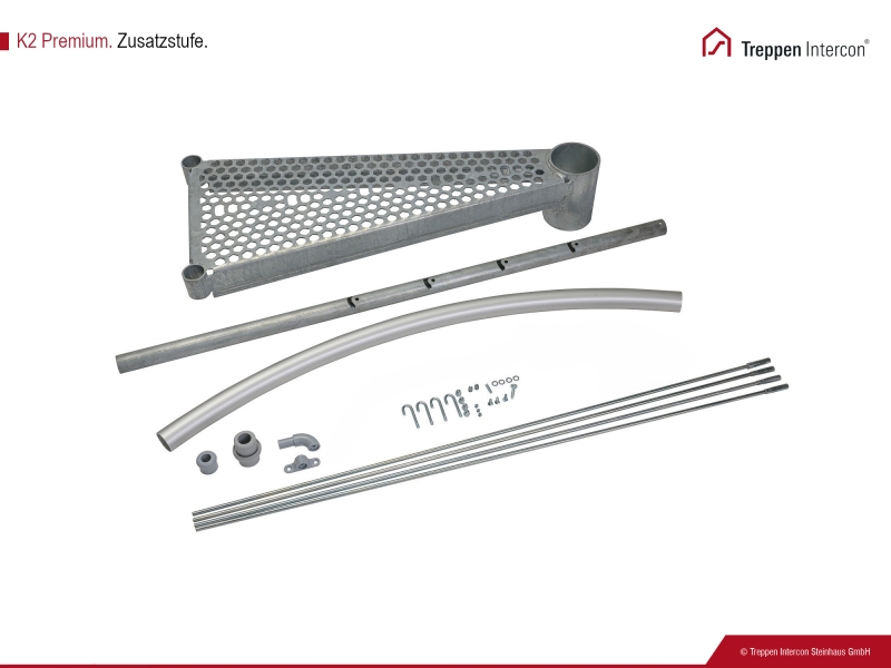 Zusatzstufe für Außentreppe Intercon® K2 Premium WPC Edition