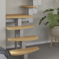 Vorschau: Mittelholmtreppe Intercon® Quadro | gewendelter Verlauf