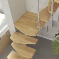Vorschau: Mittelholmtreppe Intercon® Quadro | gewendelter Verlauf