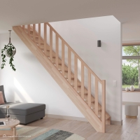 Vorschau: Holztreppe Intercon® Casablanca | gerader Verlauf