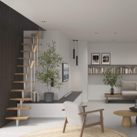 Vorschau: Raumspartreppe Intercon® Delta Premium