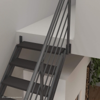 Vorschau: Raumspartreppe Intercon® Onyx