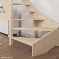 Vorschau: Holztreppe Intercon® Casablanca | ¼ gewendelter Verlauf