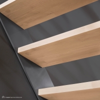 Vorschau: Lasergeschnittene Wangentreppe Intercon® Toronto | gerader Verlauf