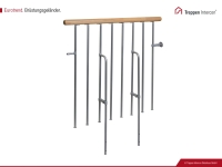 Vorschau: Brüstungsgeländer Intercon® Eurotrend für Raumspartreppen