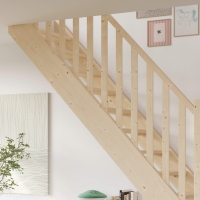 Vorschau: Holztreppe Intercon® Casablanca | ¼ gewendelter Verlauf