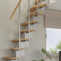 Vorschau: Mittelholmtreppe Intercon® Quadro | gewendelter Verlauf