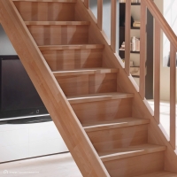 Vorschau: Holztreppe Intercon® Saragossa | gerader Verlauf
