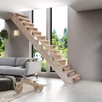 Vorschau: Holztreppe Intercon® Nizza | gerader Verlauf